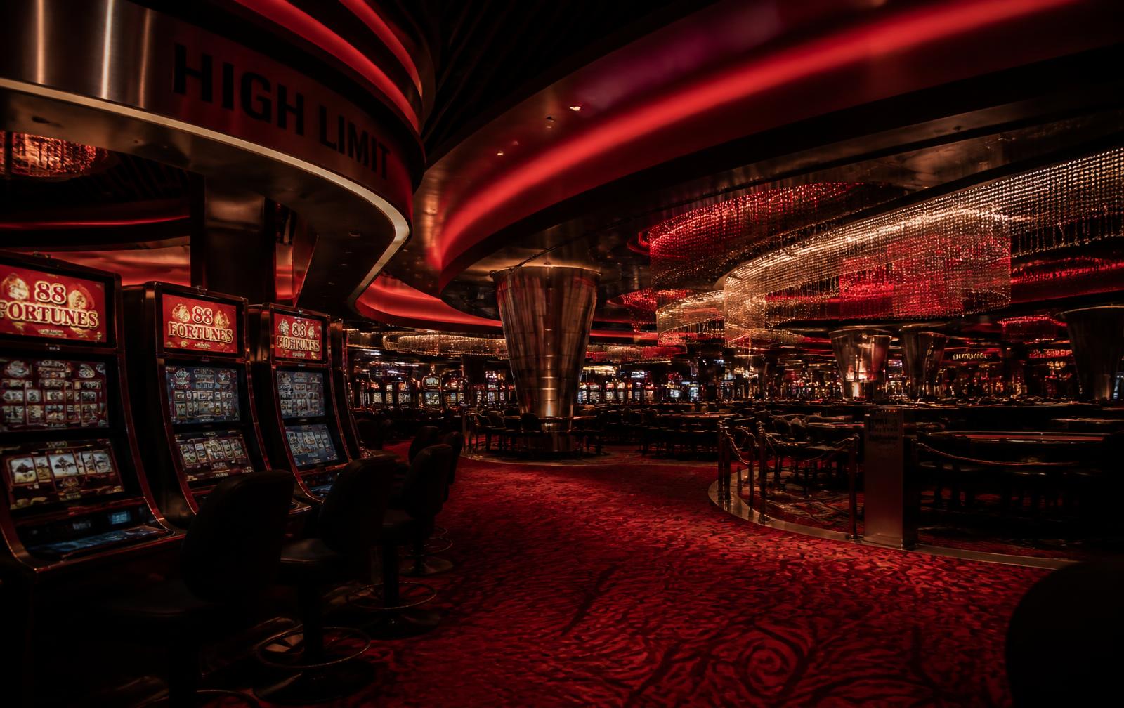Contemporary casino gaming floor